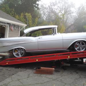 57 Bel Air on 2007 International 4300